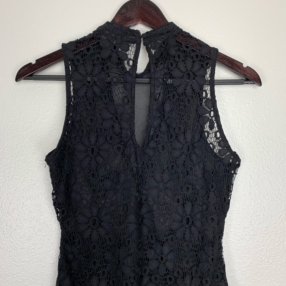 PAPAYA BLACK LACE BODYSUIT - Picture 6 of 6